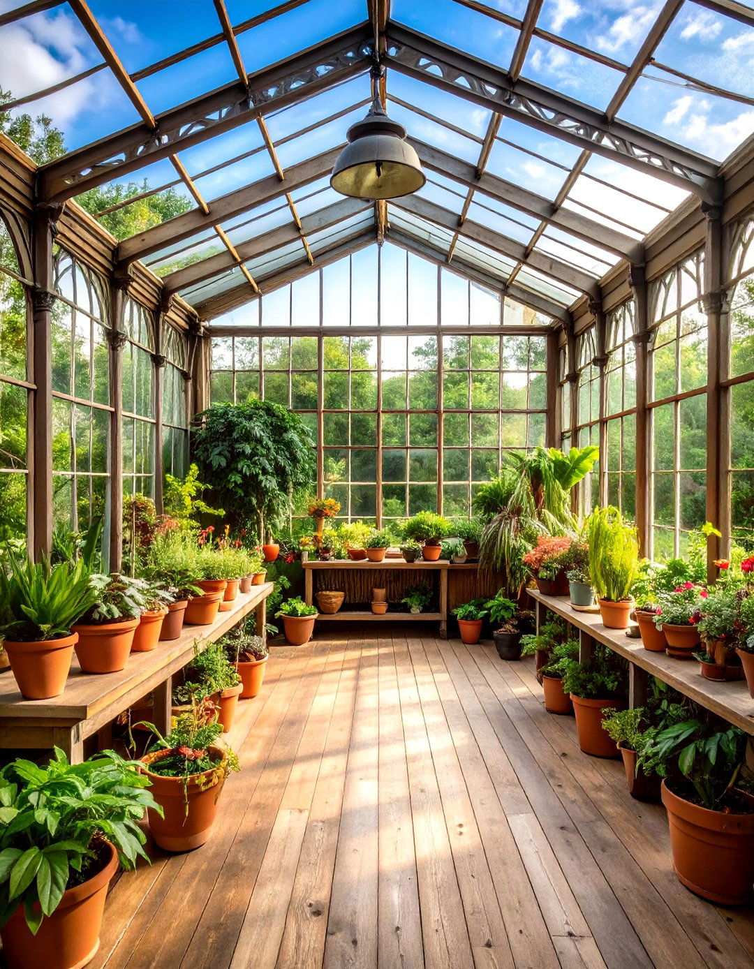 Victorian Greenhouse Garden - 24 Vintage Garden Ideas