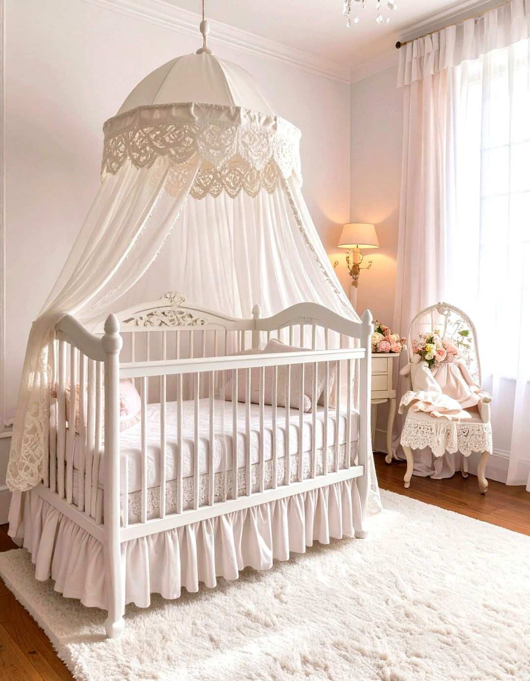 Victorian Lace Nursery - 24 Vintage Nursery Ideas