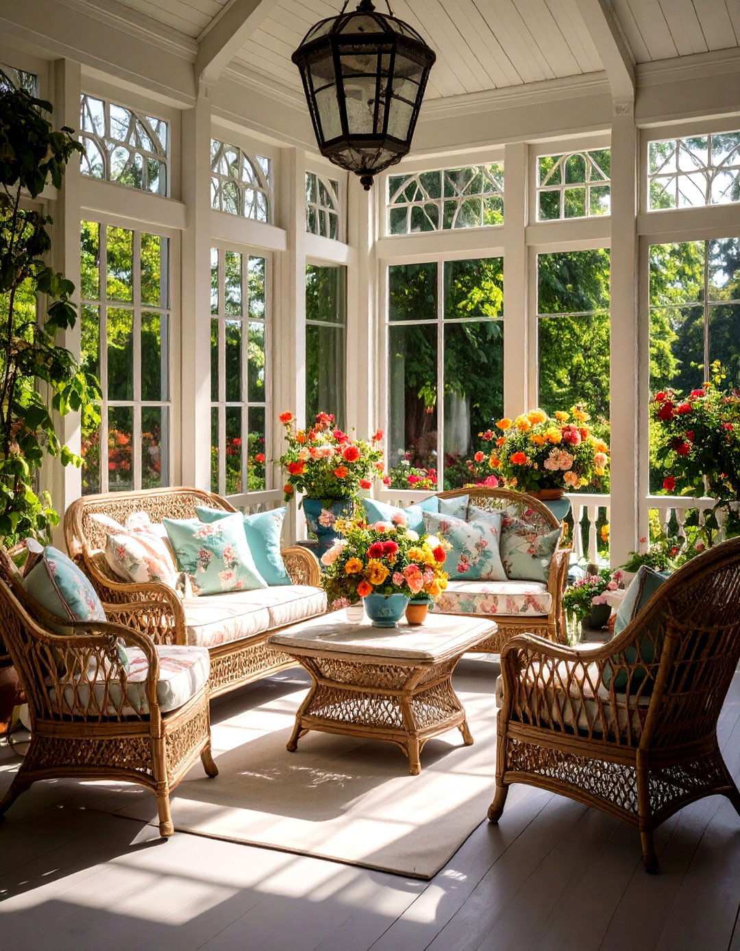 Victorian Romance Screened Parlor - 24 Small Screened-in Porch Ideas
