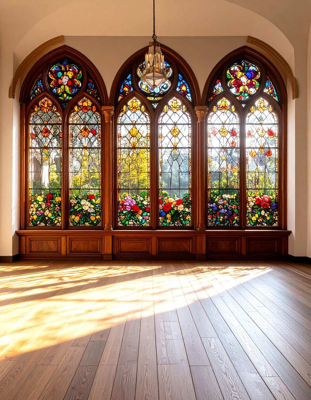 Victorian Stained Glass Window Film - 24 Window Film Designs