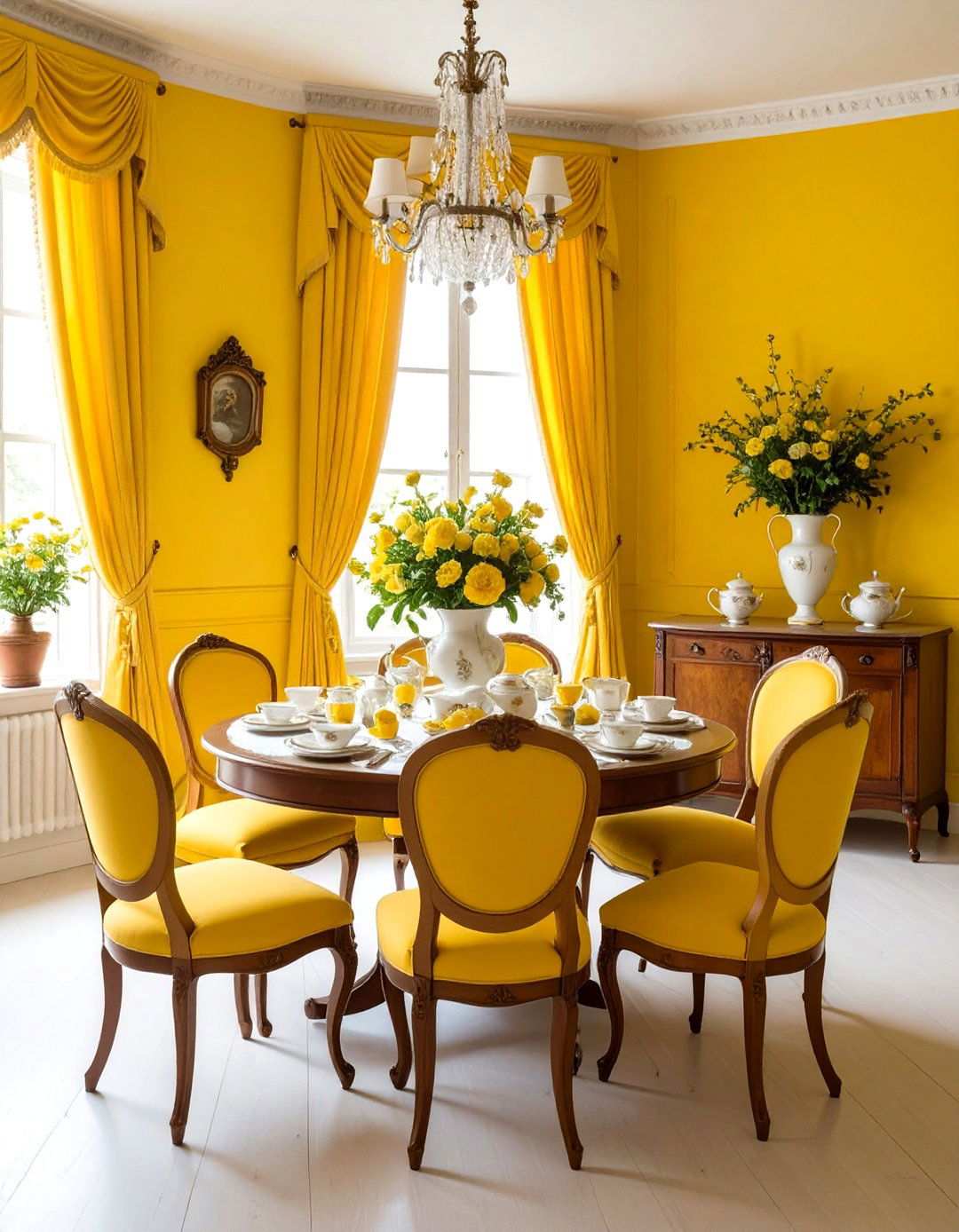 Victorian Tea Room Living Space - 24 Victorian Living Room Ideas
