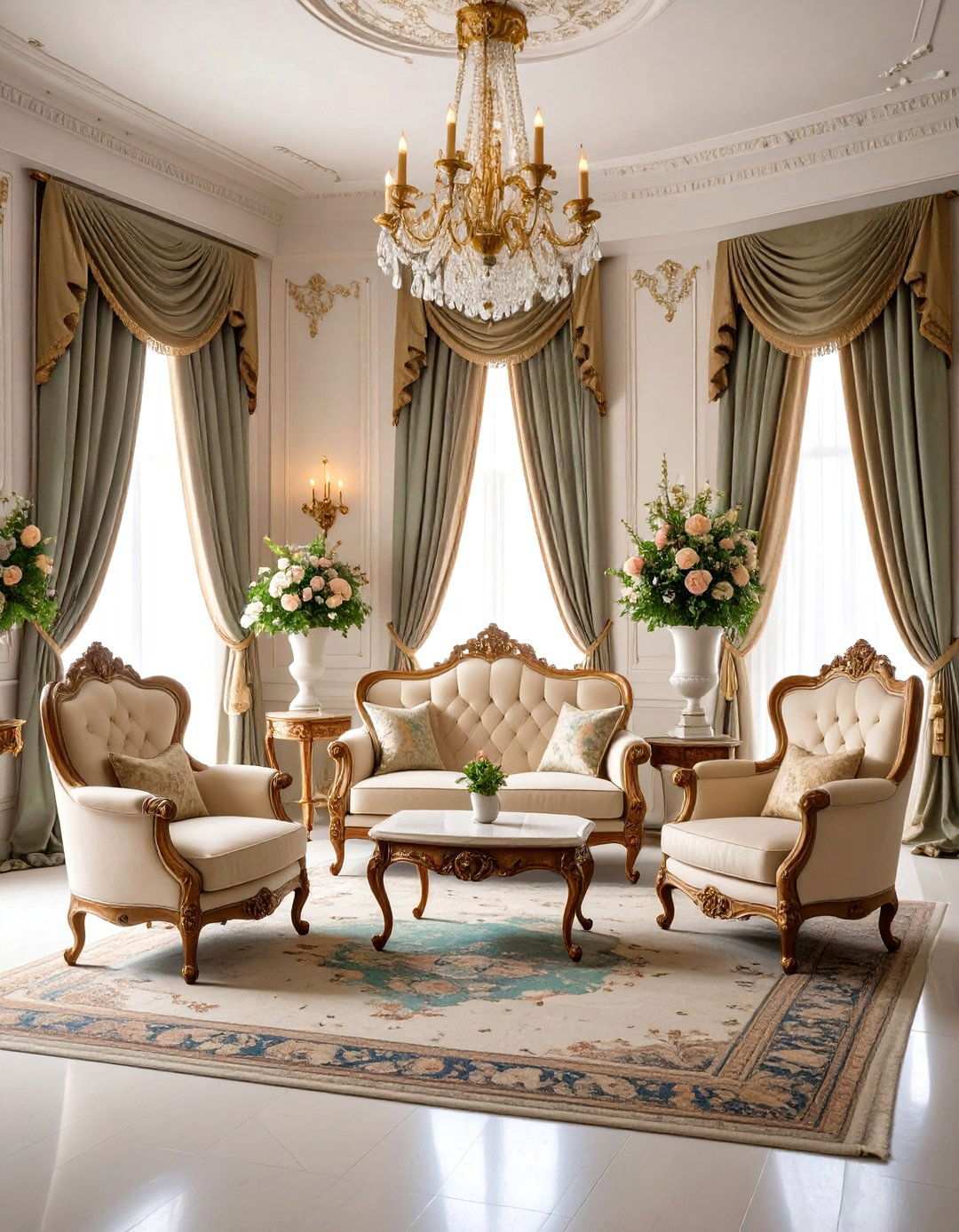 Victorian Traditional Morning Room - 24 Morning Room Ideas