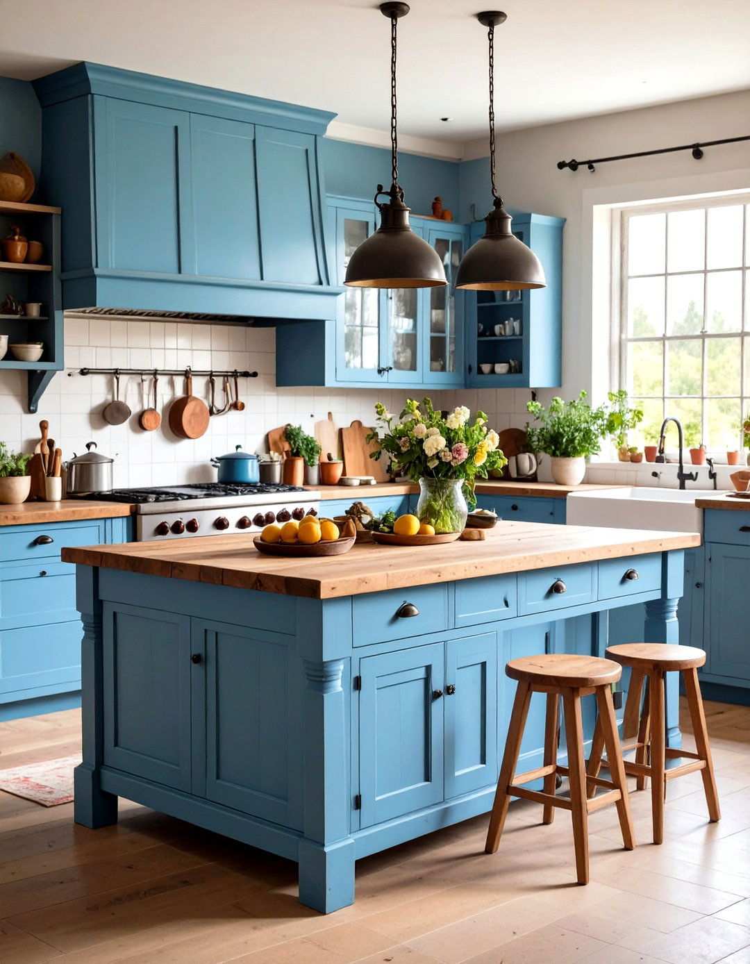 Vintage Antique Kitchen Island - 24 Rustic Kitchen Island Ideas