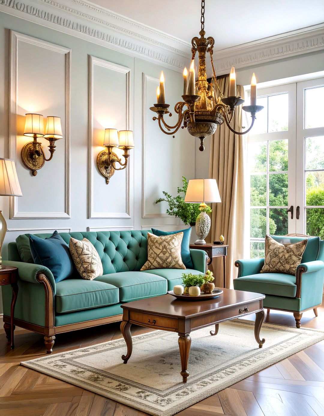 Vintage Candle Style Wall Sconces - 24 Living Room Wall Lighting Ideas