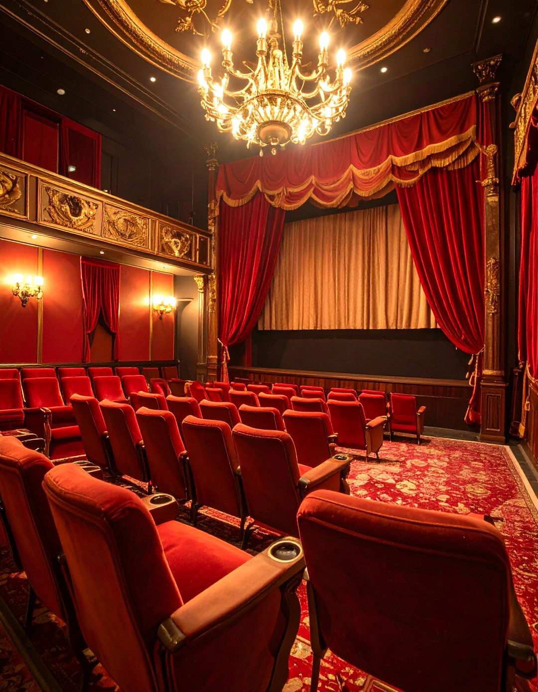 Vintage Cinema Theme - 24 Media Room Ideas