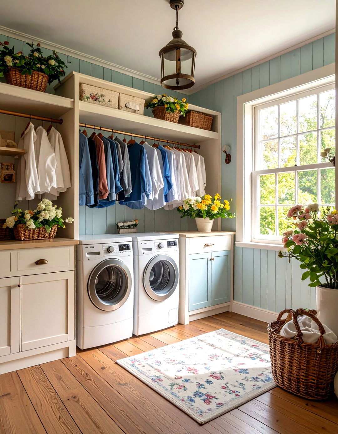 Vintage Cottage Inspired Design - 24 Laundry Closet Ideas