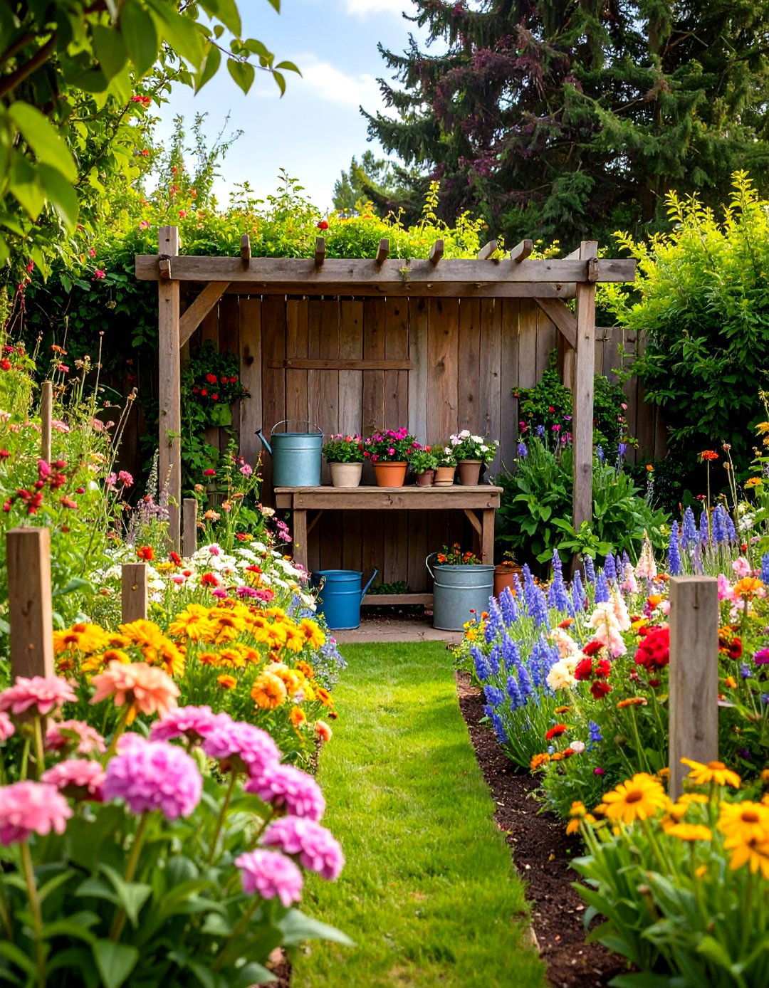 Vintage Cutting Garden Abundance - 24 Vintage Garden Ideas