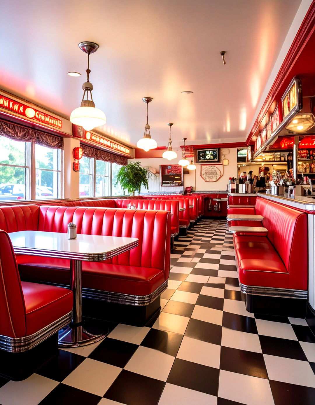 Vintage Diner with Authentic Details - 24 Luxury Man Cave Ideas