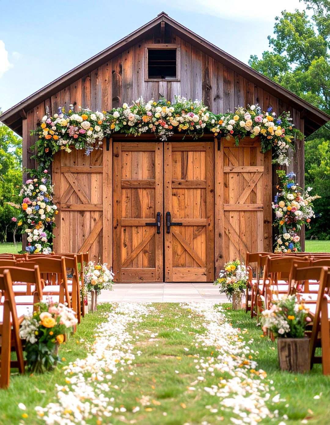 Vintage Door Wedding Altars - 24 Wedding Altar Ideas