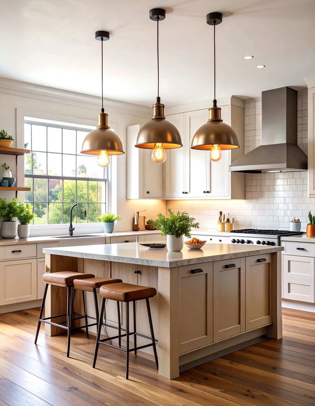 Vintage Edison Bulb Pendants - 24 Small Kitchen Lighting Ideas