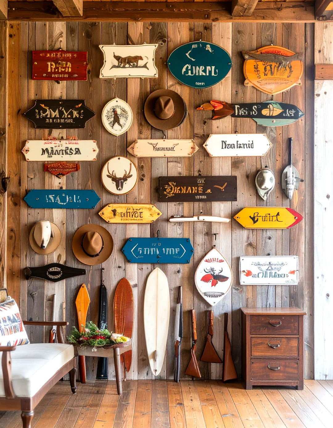 Vintage Hunting Signs Collection - 24 Hunting Man Cave Ideas