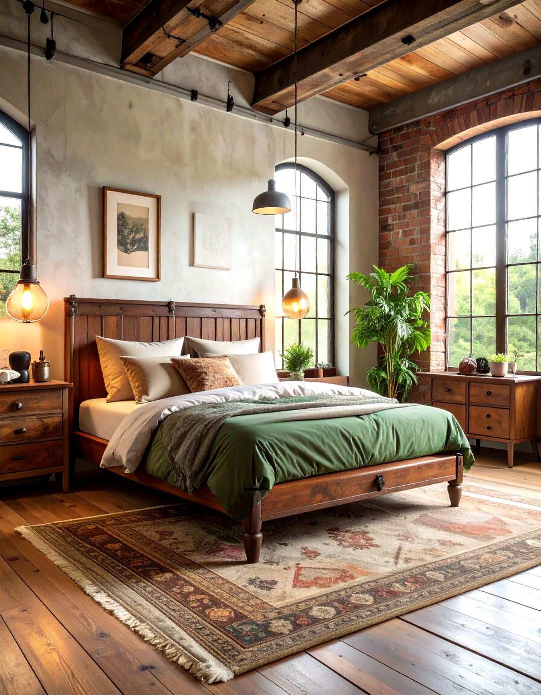 Vintage Industrial Bedroom Design - 24 Men's Bedroom Ideas