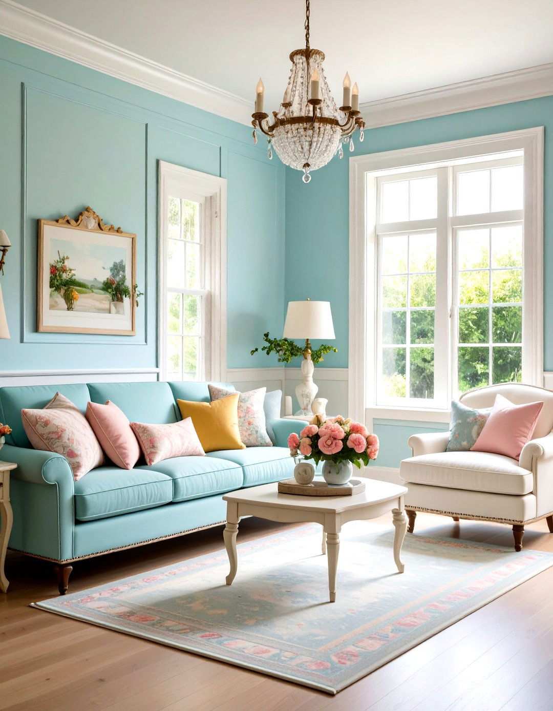 Vintage Inspired Cottage Style - 24 Living Room Wainscoting Ideas