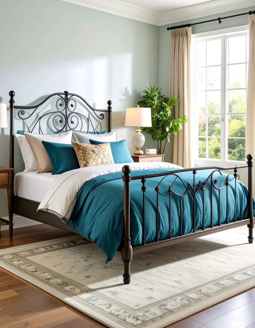 Vintage Inspired Metal Frame Bed - 24 Unique Bed Design Ideas