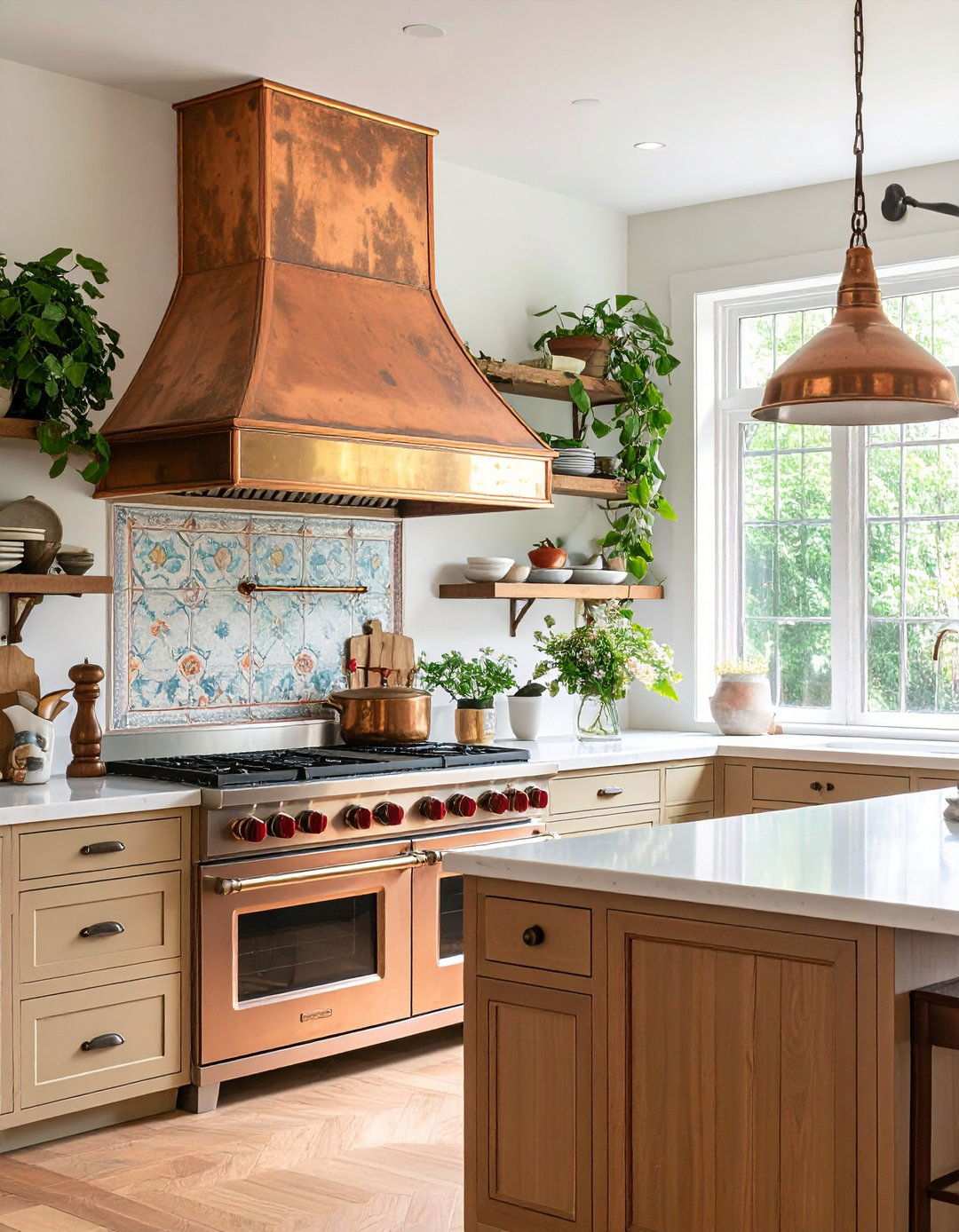 Vintage Inspired Patina Hood - 24 Range Hood Ideas