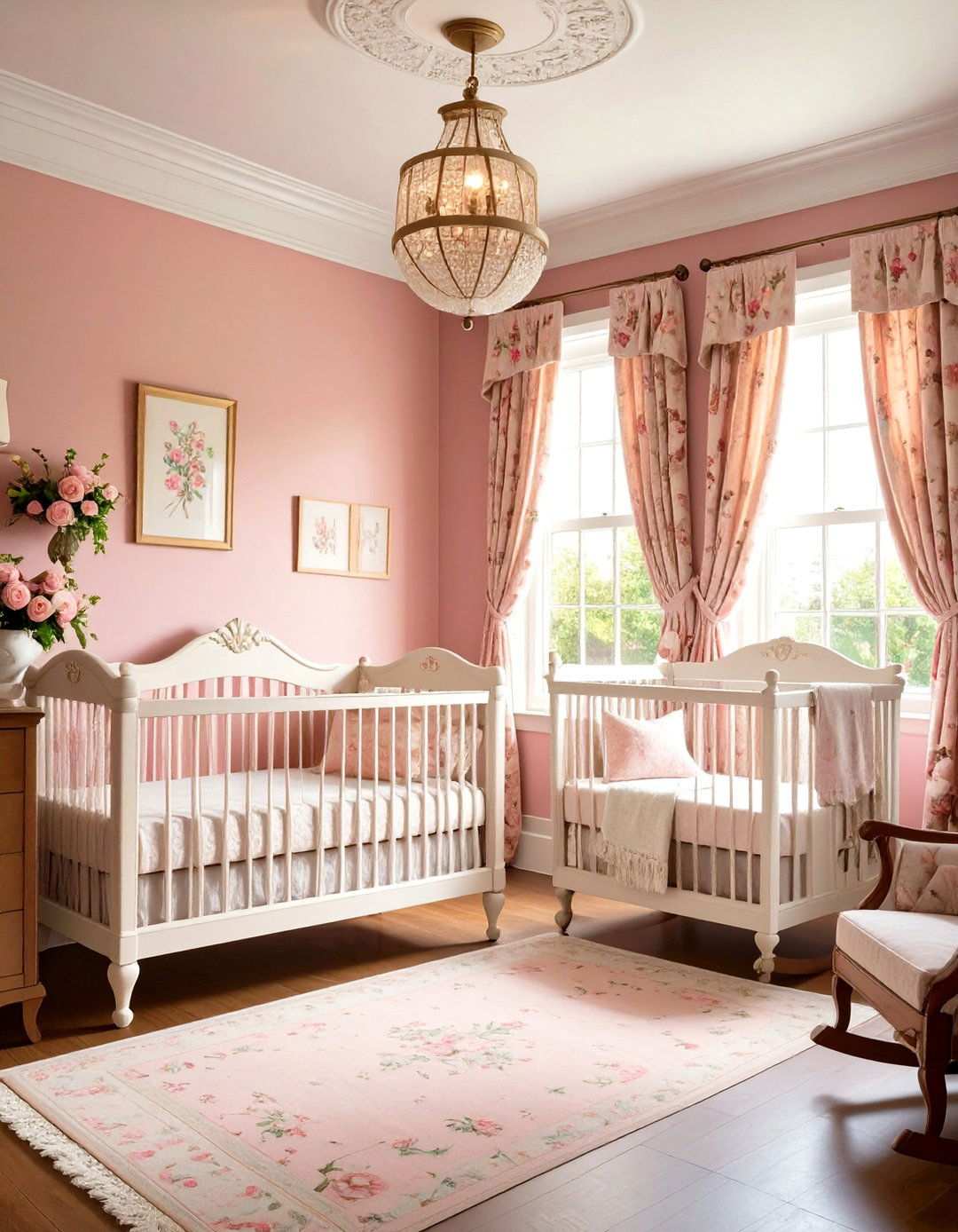 Vintage Inspired Twin Bedroom - 24 Twin Nursery Ideas