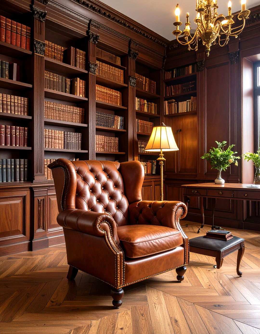 Vintage Library Reading Study - 24 kids reading nook ideas