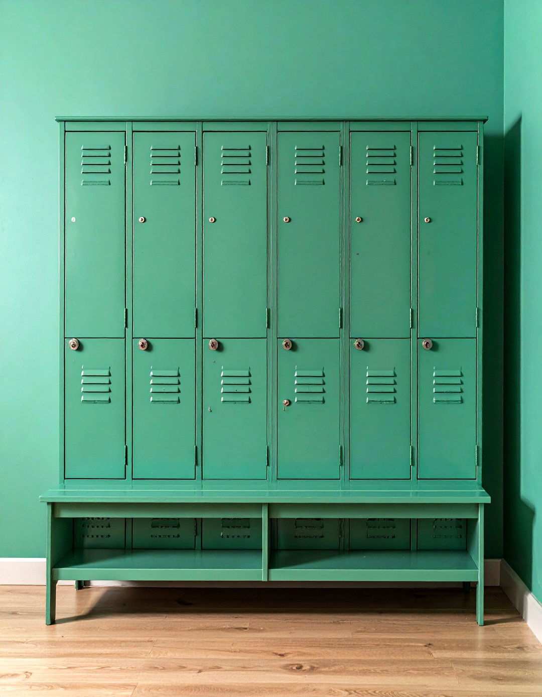 Vintage Locker Style Bench - 24 Mudroom Bench Ideas