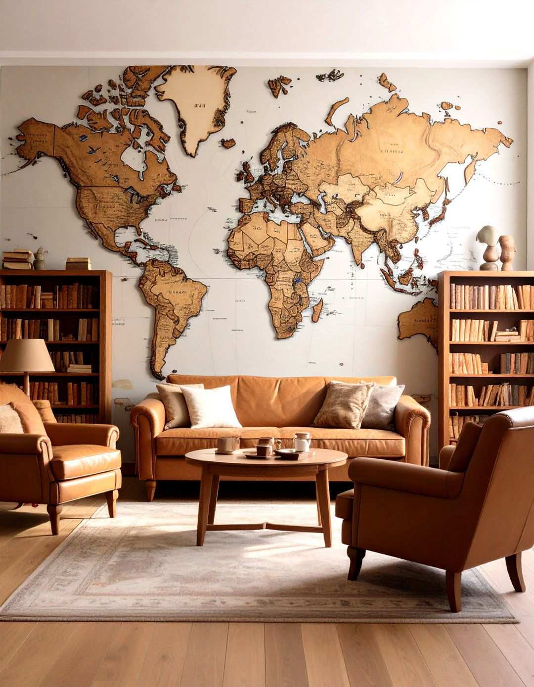 Vintage Map Wall Murals - 24 Wall Mural Ideas