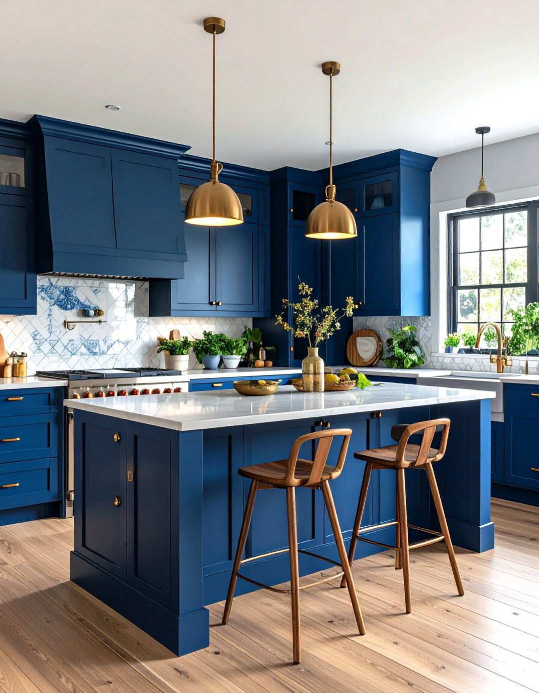 Vintage Meets Modern Kitchen with Eclectic Furniture - 24 Maximalist Kitchen Decor Ideas