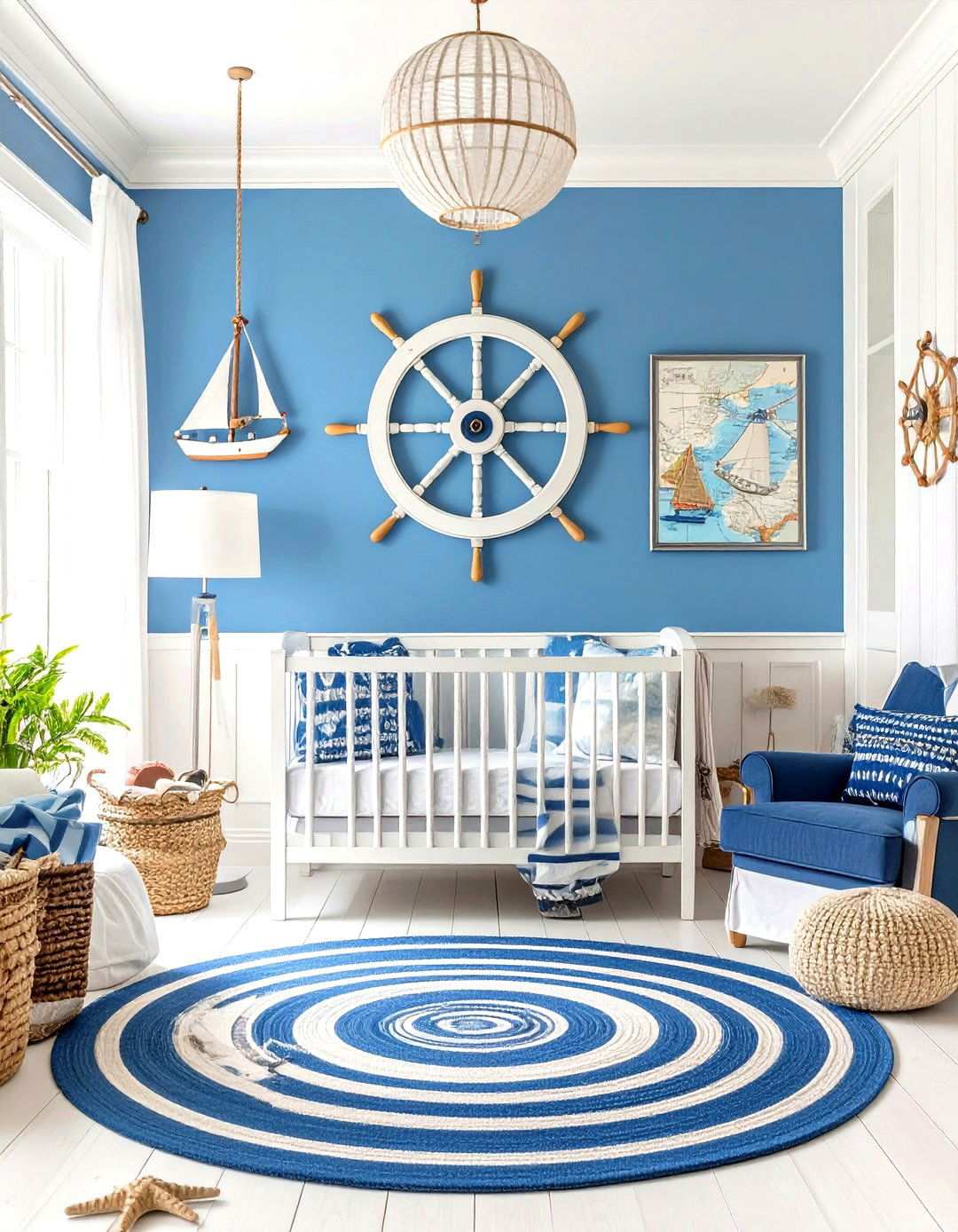 Vintage Nautical Baby Room - 24 Vintage Nursery Ideas