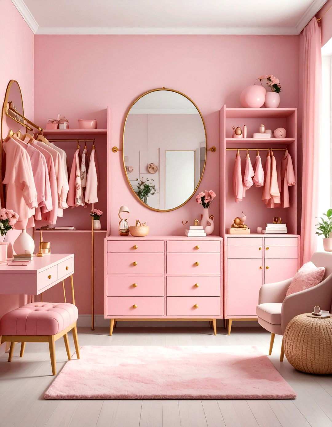 Vintage Pink Dorm Room Theme - 24 Pink Dorm Room Ideas