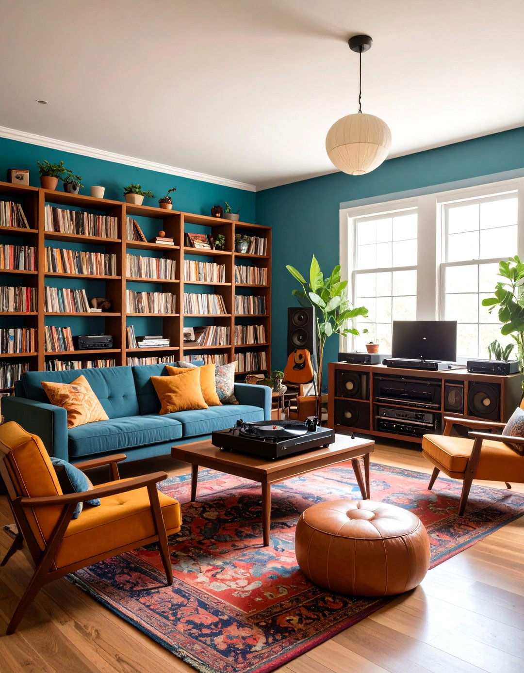 Vintage Record Listening Room - 24 Teen Hangout Room Ideas