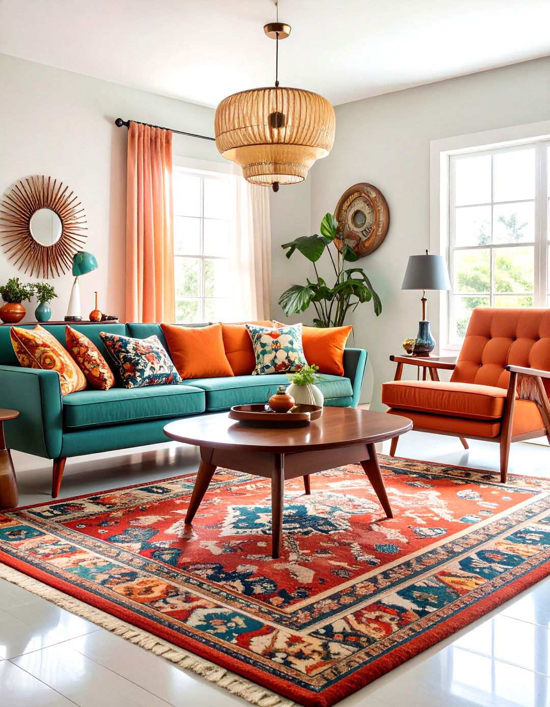 Vintage Retro Living Room - 24 Living Room Design Ideas