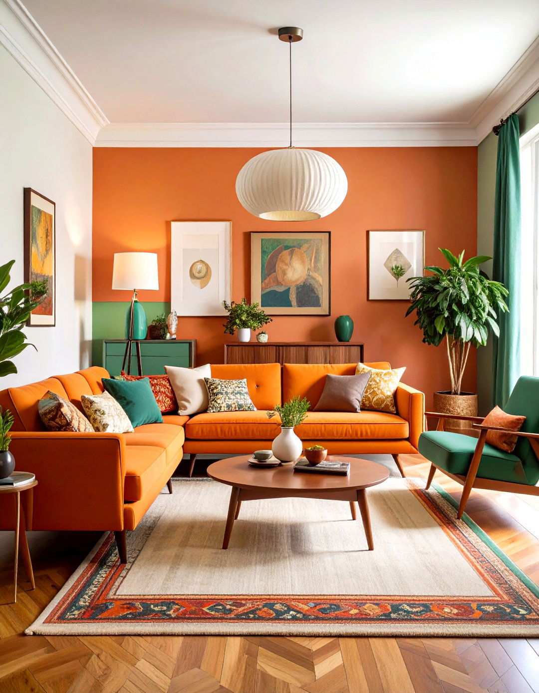 Vintage Retro Revival - 24 Large Living Room Ideas