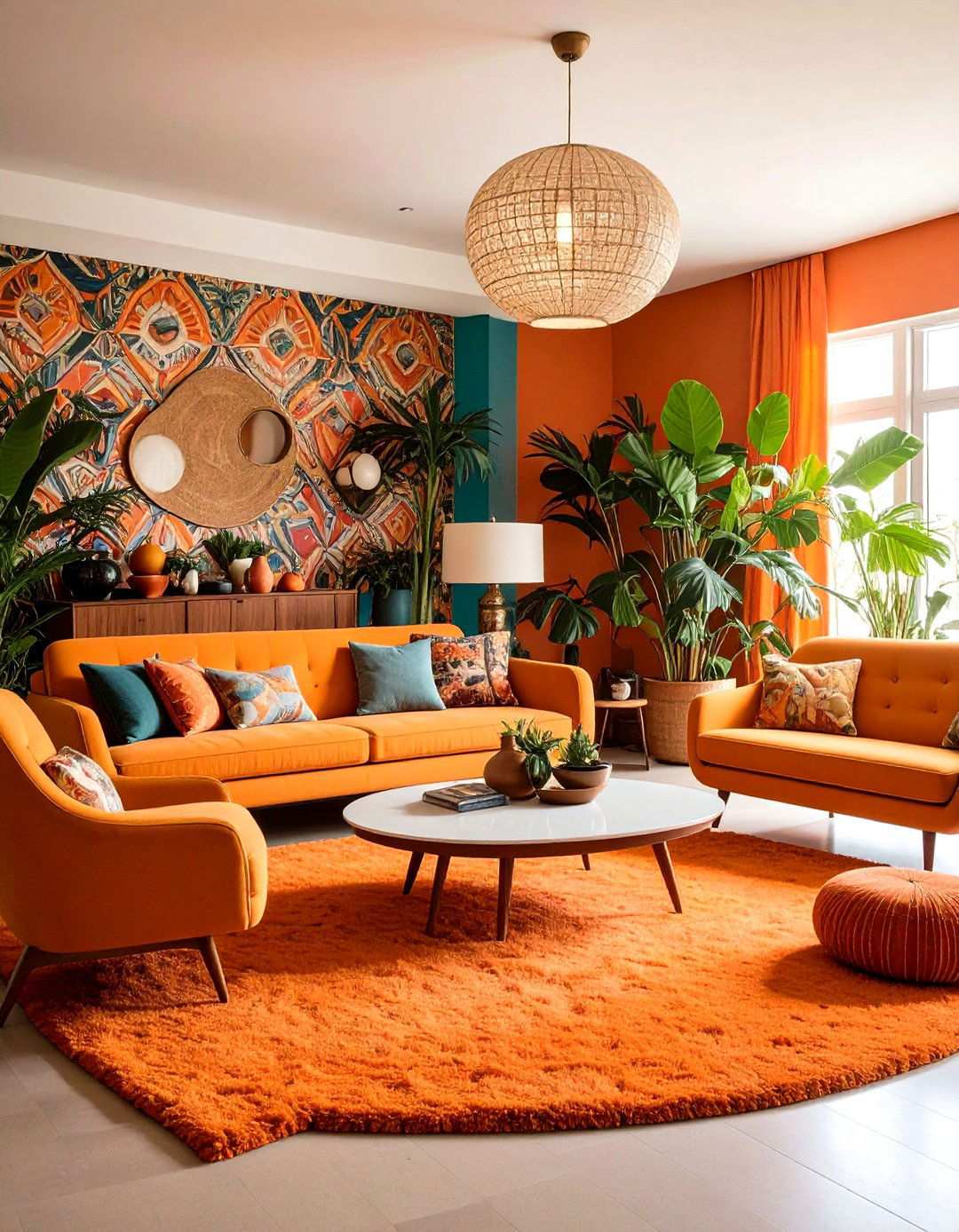 Vintage Retro Revival Lounge - 24 Sunken Living Room Ideas