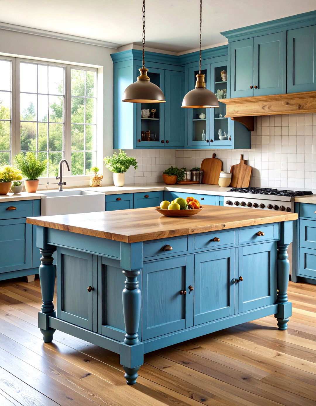 Vintage Table Conversions with Character - 24 Small Kitchen Island Ideas