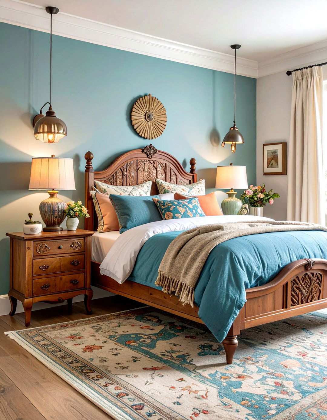 Vintage Thrift Store Finds - 24 Small Boho Bedroom Ideas