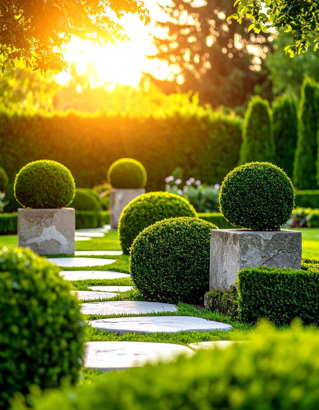 Vintage Topiary Garden Formality - 24 Vintage Garden Ideas