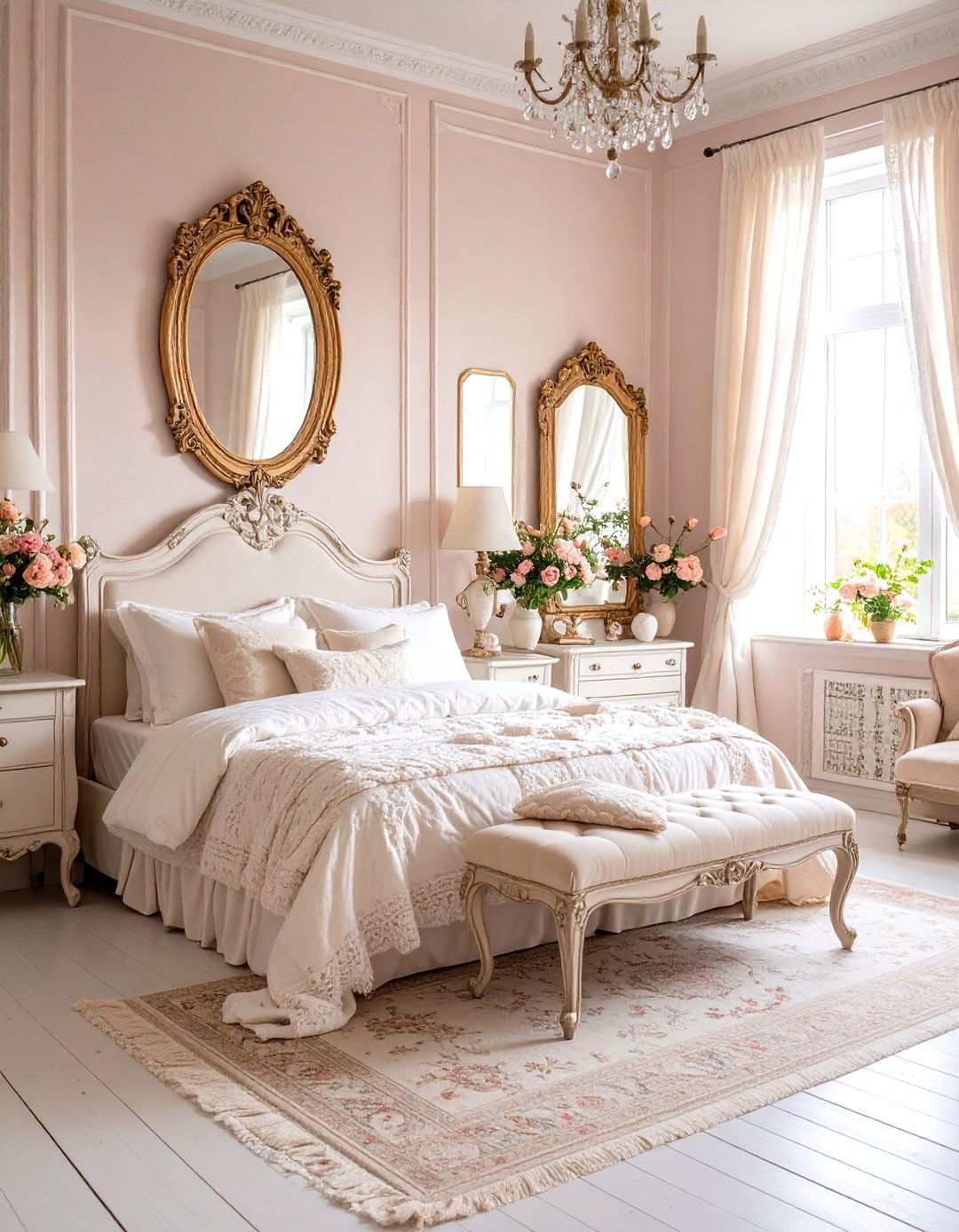 Vintage White Bedroom Charm - 24 Small White Bedroom Ideas
