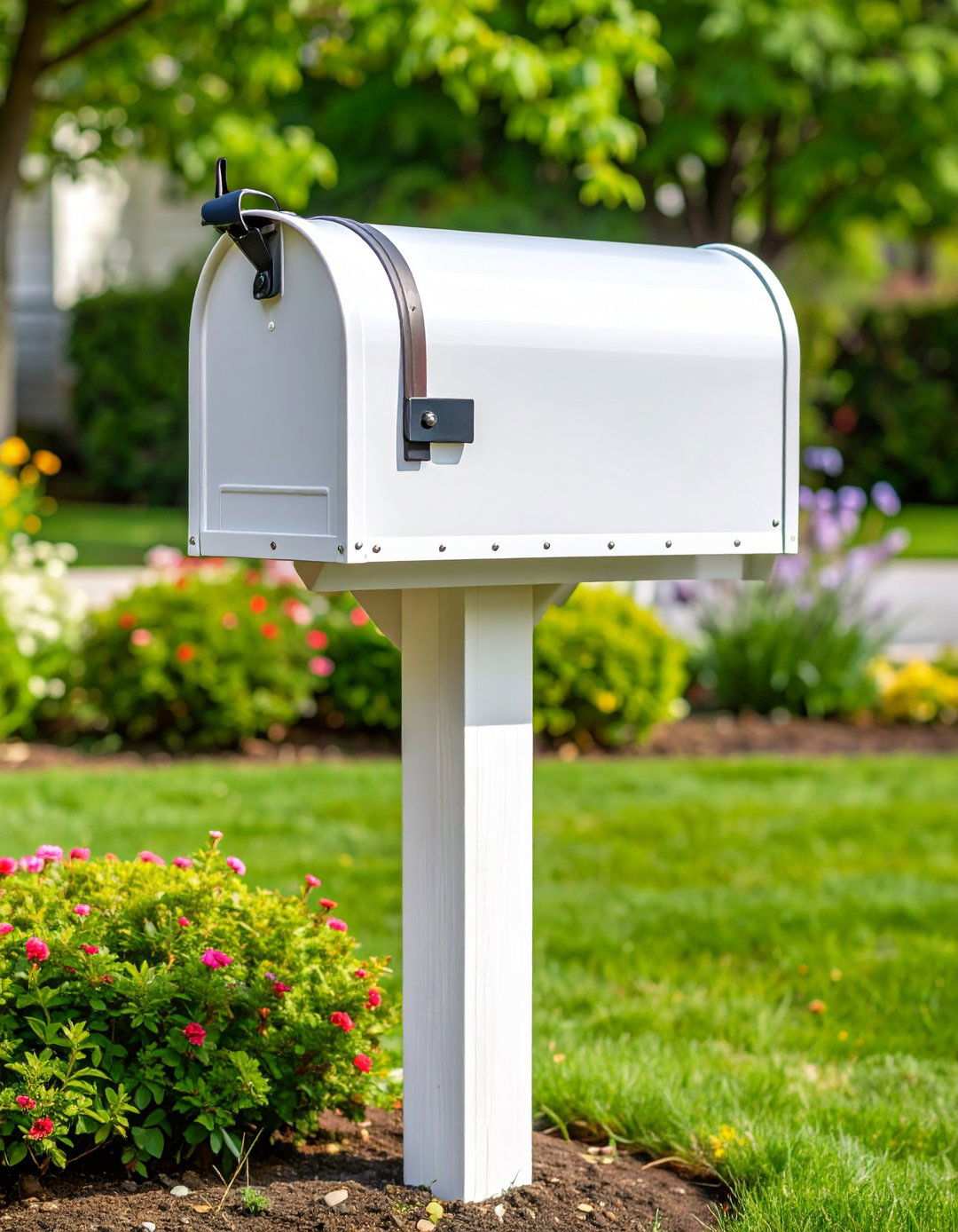 Vinyl Maintenance Free Column - 24 Mailbox Post Ideas