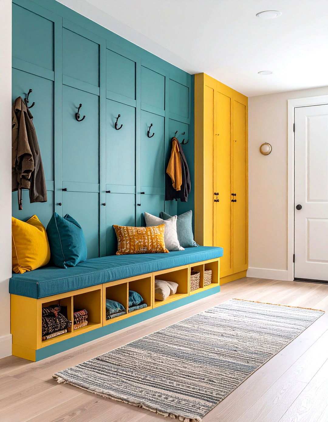 Wainscoting with Built in Storage Benches - 24 Wainscoting Ideas