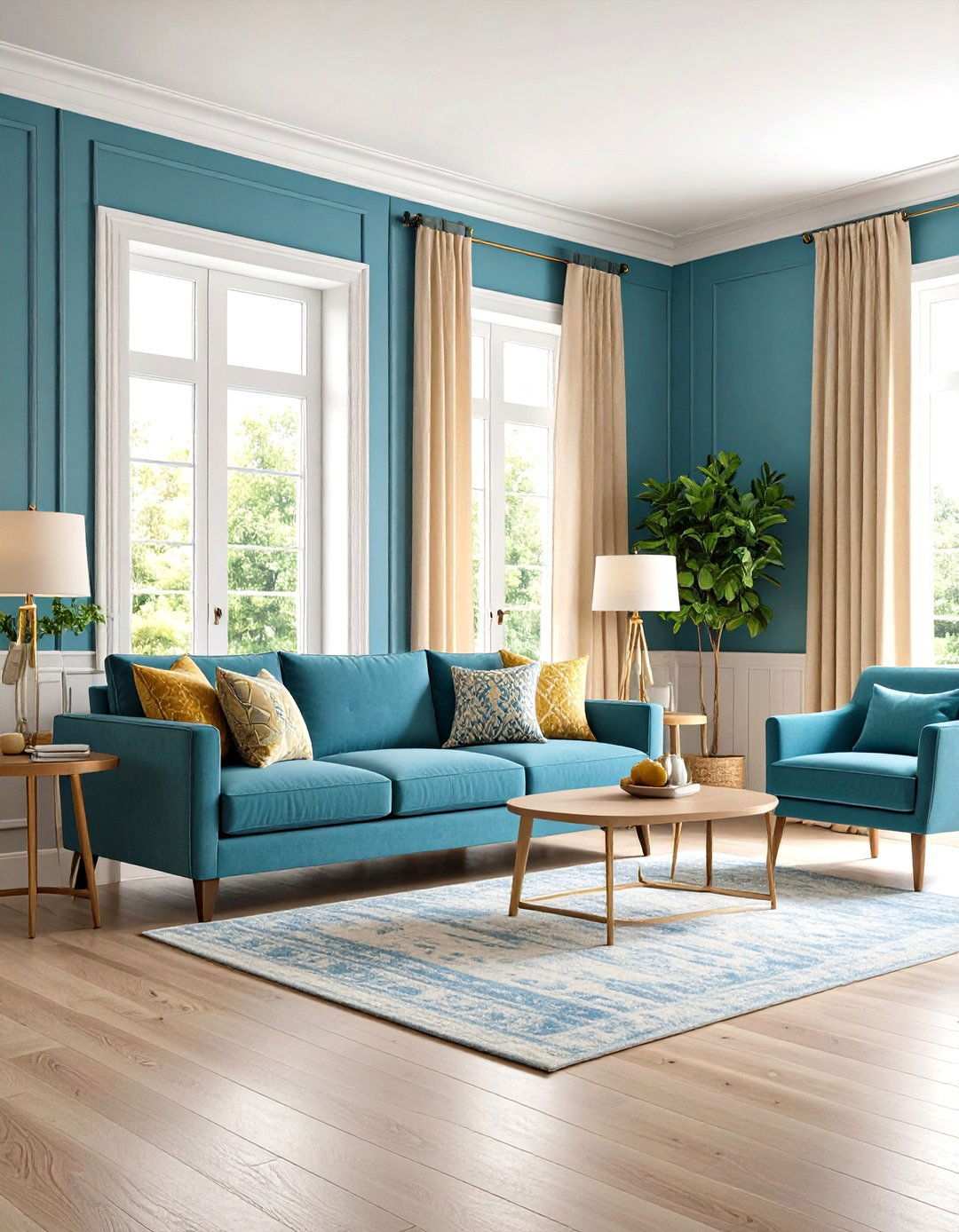 Wainscoting with Fabric Inserts - 24 Wainscoting Ideas