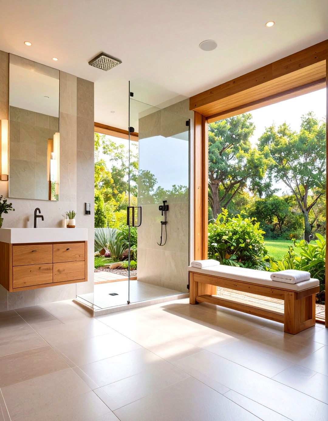 Walk in Shower Layout - 24 Small Master Bathroom Ideas