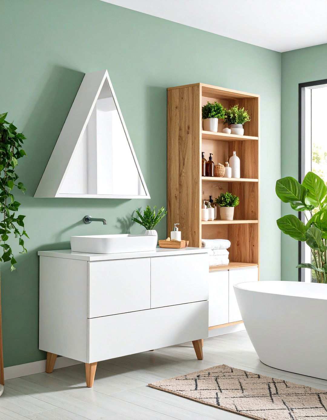 Wall Mounted Corner Cabinets - 24 Pedestal Sink Storage Ideas