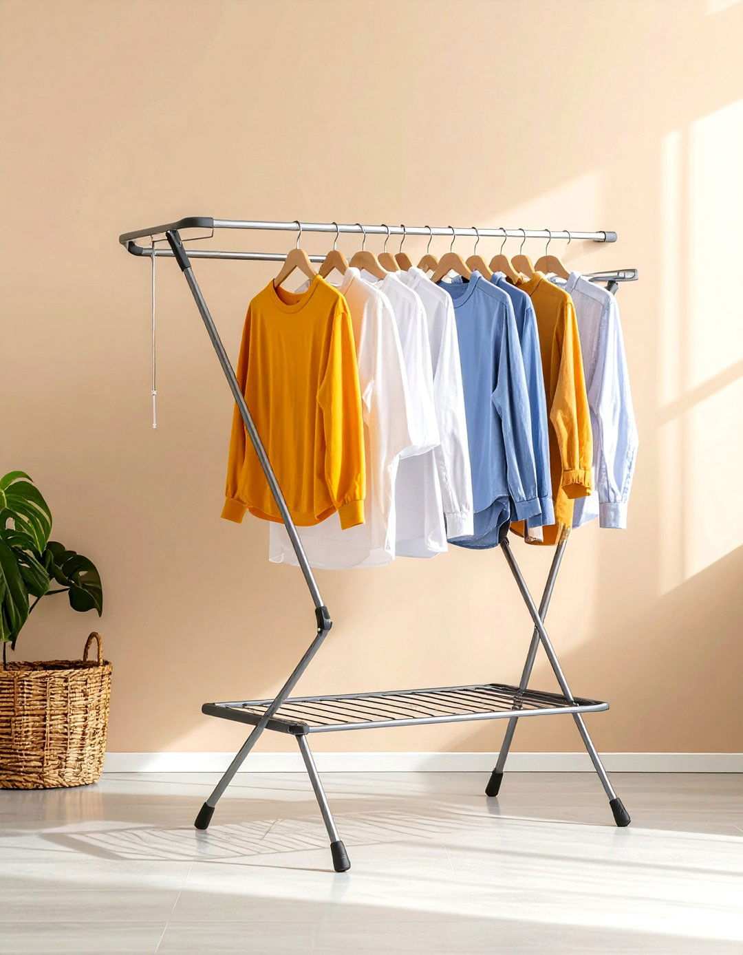 Wall Mounted Drying Racks - 24 Laundry Room Storage Ideas