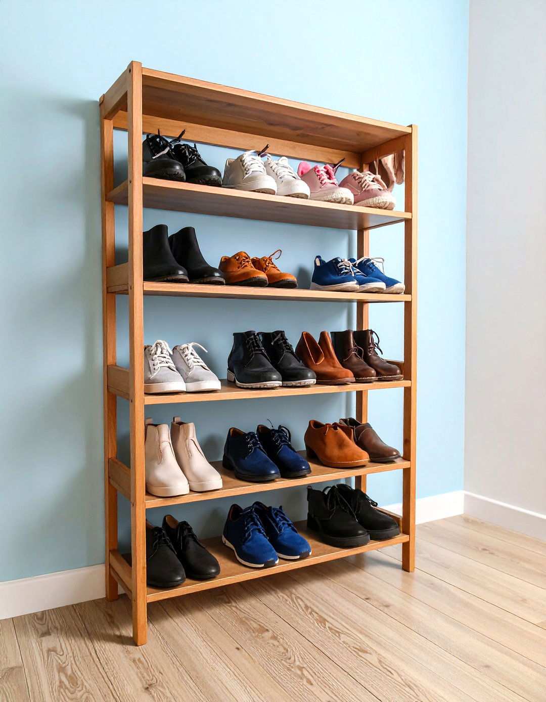 Wall Mounted Shoe Racks - 24 Mudroom Storage Ideas