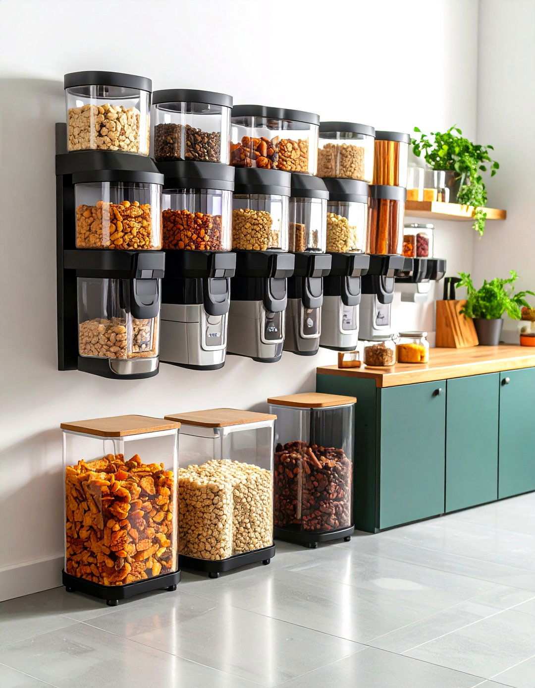 Wall Mounted Snack Dispensers - 24 Snack Storage Ideas