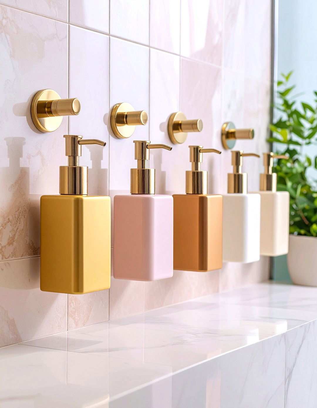 Wall Mounted Soap Dispensers - 24 Shower Storage Ideas