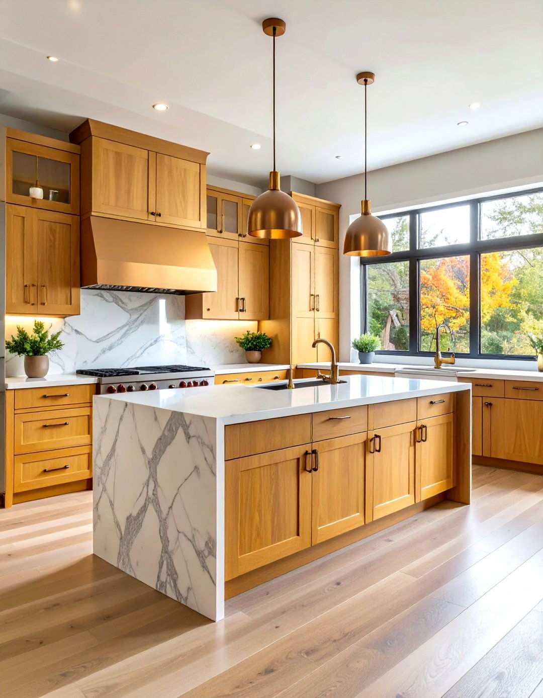 Warm Metallic Kitchen Luxury Design - 24 Luxury Interior Design Ideas