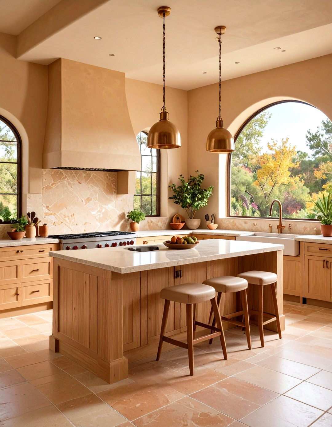 Warm Sand Beige Kitchen Design - 24 Kitchens With Beige Kitchen Cabinets