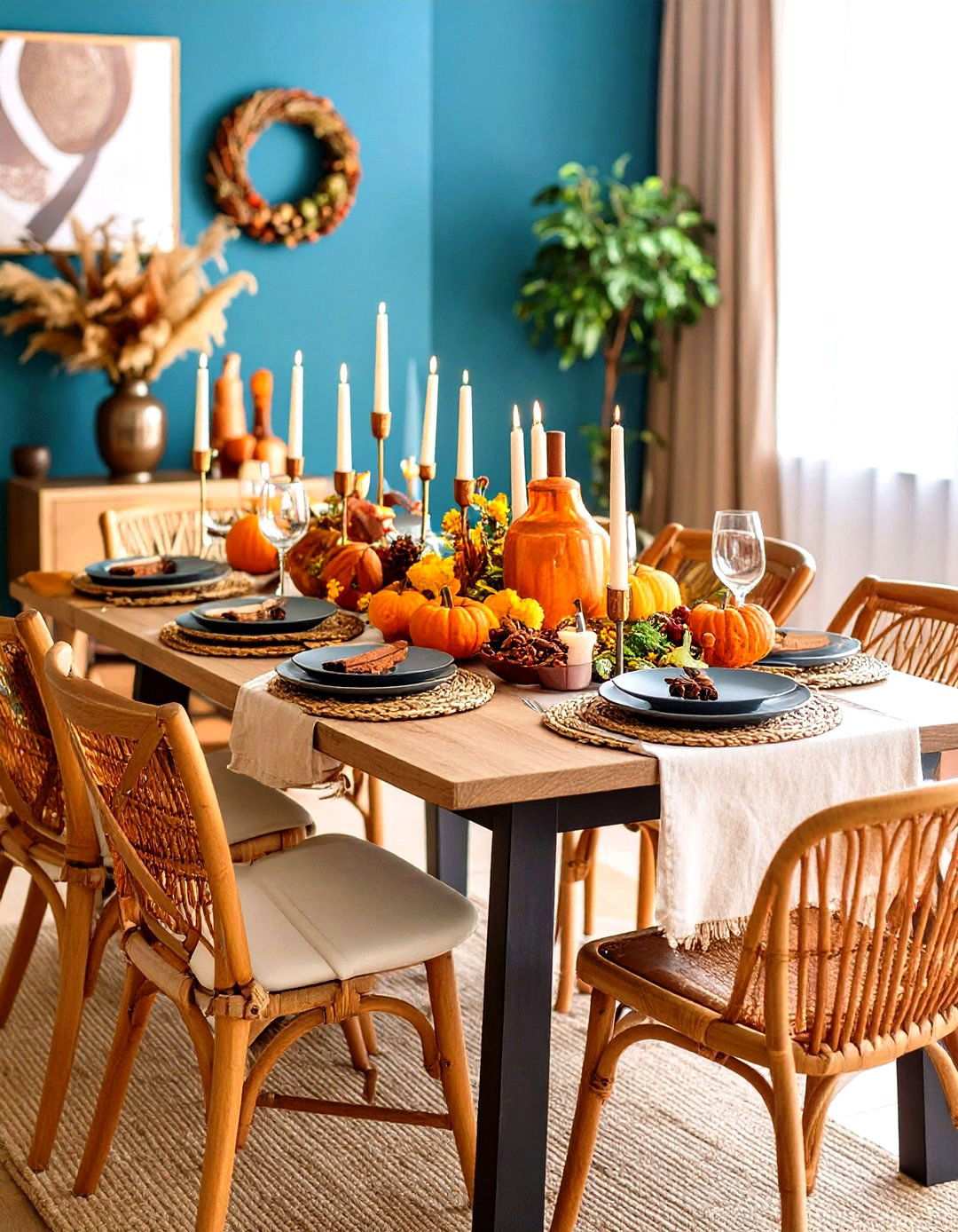 Warm Spice Color Palette - 24 Thanksgiving Decoration Ideas