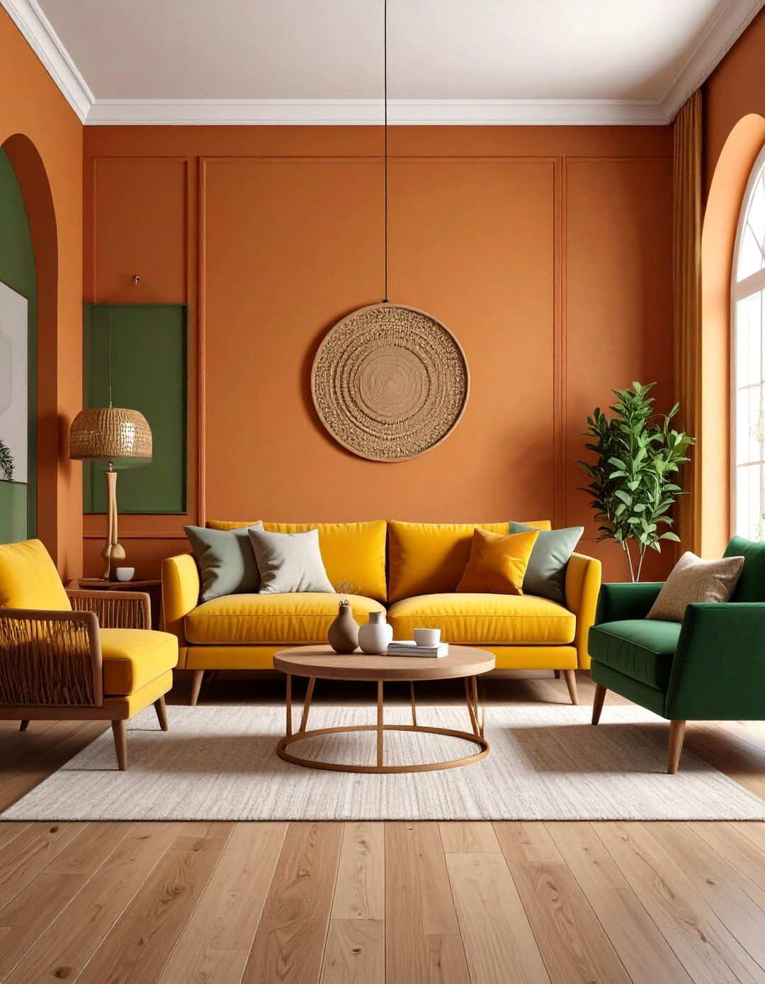 Warm Terracotta Color Palette - 24 Tuscan Living Room Ideas