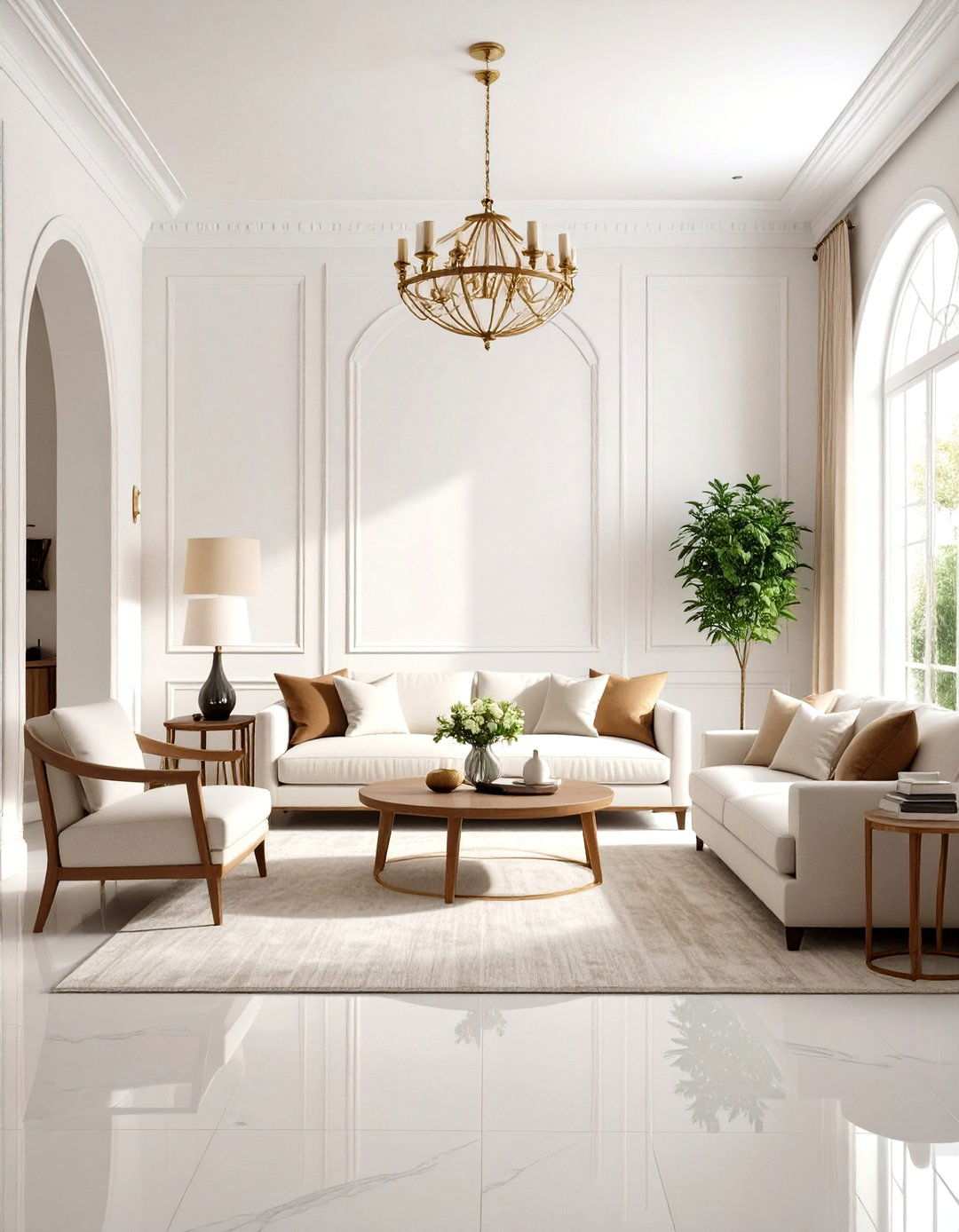 Warm White Paint Palette - 24 Japandi Living Room Ideas