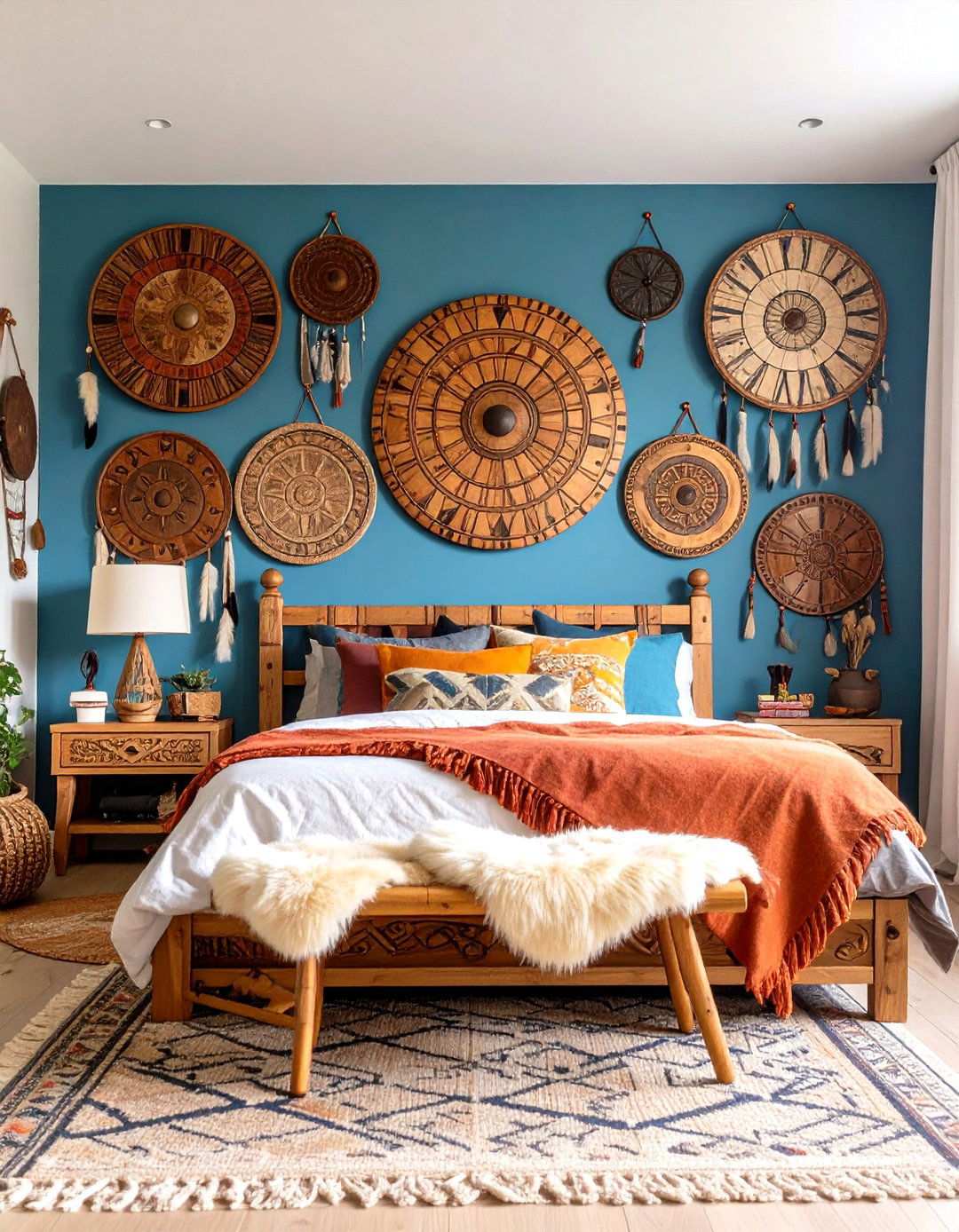 Warrior Shield Wall Bedroom - 24 Viking Bedroom Ideas