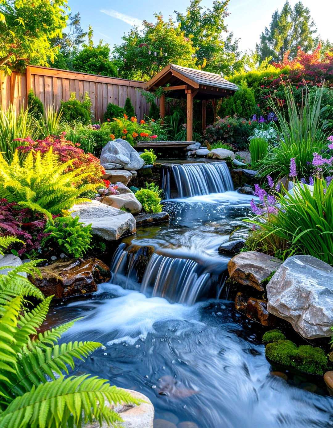 Water Feature Garden - 24 Rock Garden Ideas